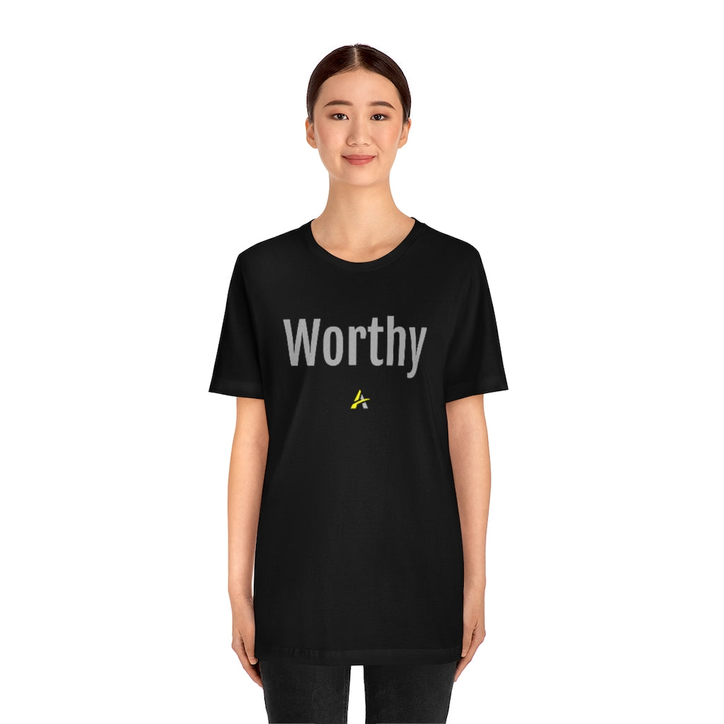 Unisex Jersey Short Sleeve Tee "Worthy"