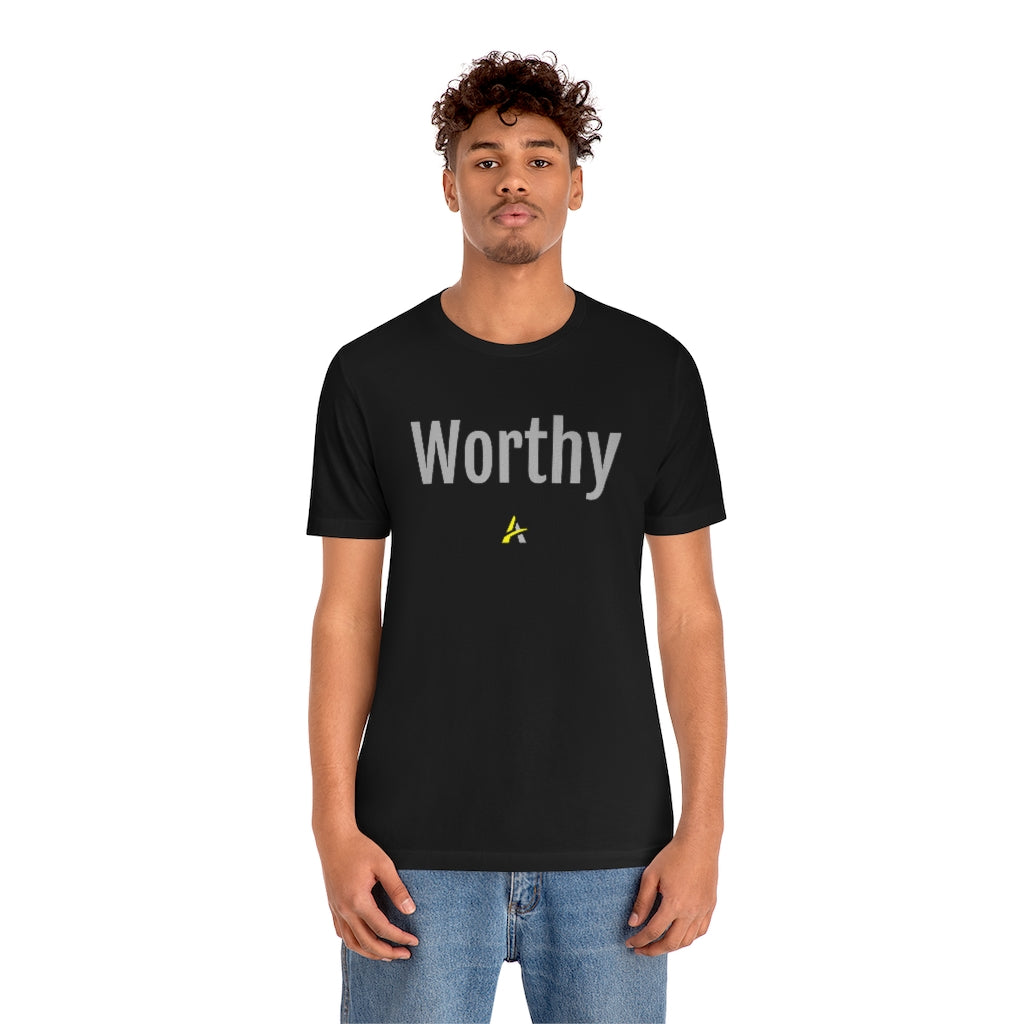 Unisex Jersey Short Sleeve Tee "Worthy"